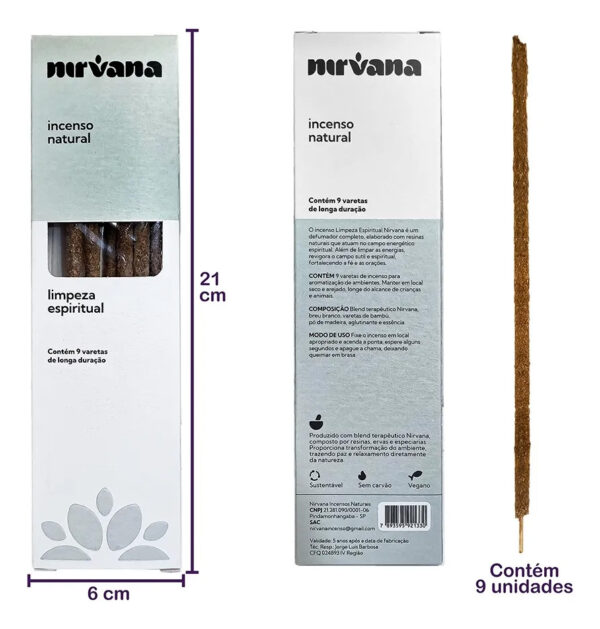 INCENSO NATURAL NIRVANA - Imagem 2