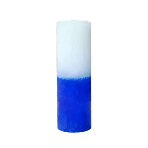 VELA SETE DIAS AZUL E BRANCA